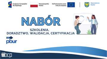 W dniach 29.09.-10.10.2025r. zapraszamy do naboru na szkolenia, doradztwo, walidację, certyfikację